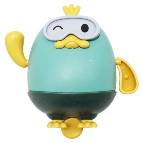 Заводная игрушка для ванны "Утенок" зеленый