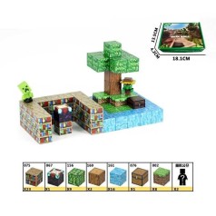 Конструктор магнітний "Майнкрафт/Minecraft" 63 дет