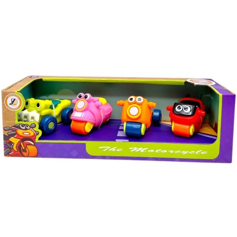 НАБІР МОТОЦИКЛІВ В КОРОБЦІ 4 ШТУКИ (ВИД 3)