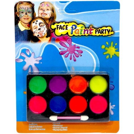 Грим для лица, 8 цветов+аппликатор