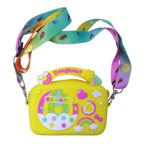 Сумочка силіконова Пончик жовта