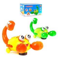 Музичний Скорпіон рухає клешнями, хвостиком та очима, в коробці