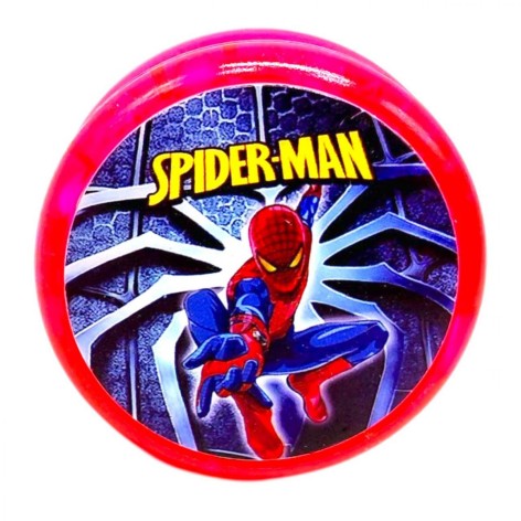 Светящийся Йо-Йо "Человек-Паук" (РОЗОВОЕ)