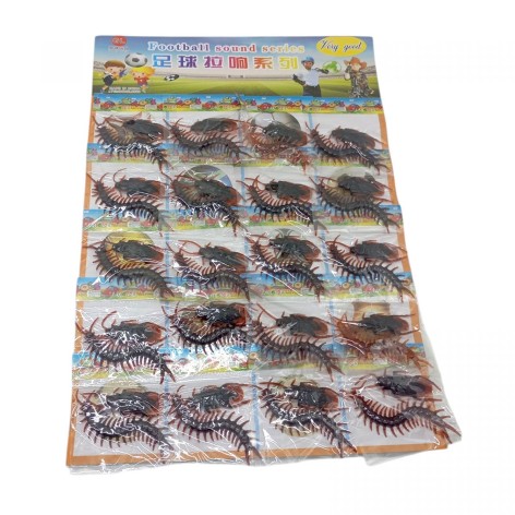 Прикол пластиковый Прусак и Сколопендра 4,5 см