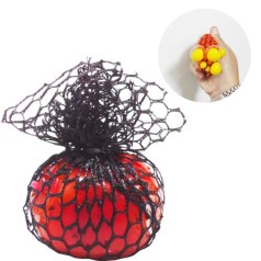 Игрушка-антистресс "MESH SQUISH BALL", красный