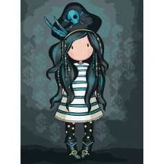 Картина за номерами "Black Pearl Santoro Gorjuss Collection" 30х40 см