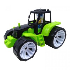 Трактор пластиковый (зеленый+черный)