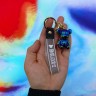 Брелок "Ведмедик Bearbrick", кільце, карабін, мікс, 1 штука