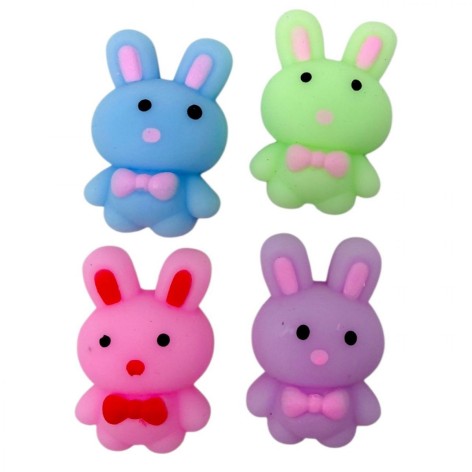 Антистресс, таба сквиш "Зайчики" 4 шт