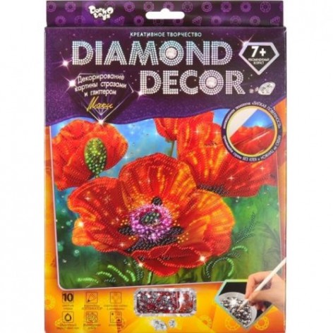 Набір для творчості "Diamond Decor: Маки"