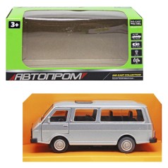 Машинка металлическая "АВТОПРОМ: Микроавтобус", серебреная