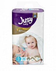 Детские подгузники "Jusy junior"  5 (11-25 кг)