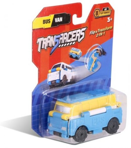 Машинка трансформер 2 в 1 "Trans Racers", автобус та мікроавтобус