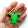 3D Брелоки MINECRAFT / МАЙНКРАФТ TURTLE / ЧЕРЕПАШКА KEYCHAIN, 3D печать