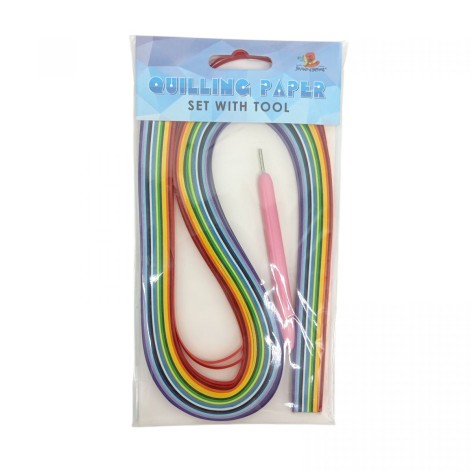 Наборы бумаги для квиллинга,150 листов,520х5мм,15цветов