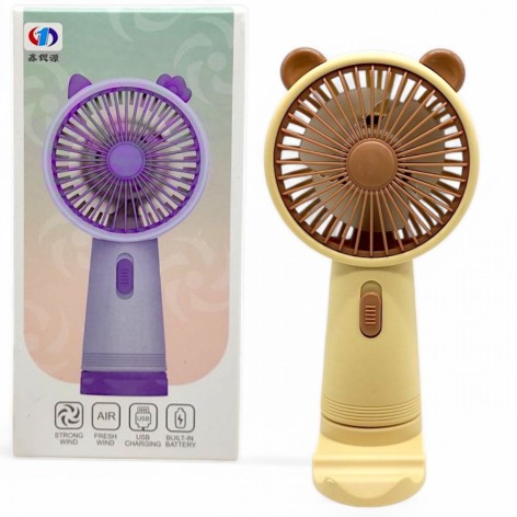 Вентилятор (вбудований акумулятор, USB кабель, в коробці) мікс