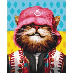 Картина по номерам "Котик Kalush ©Марианна Пащук" ★★★★