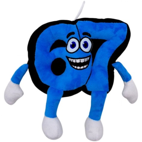 Мягкая игрушка "67" в форме цифры, 17 см