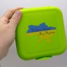 Ланч-бокс с рисунком, 0,7 л "ДОБРОГО ВЕЧЕРА, МЫ ИЗ УКРАИНЫ!" (ЗЕЛЕНЫЙ)
