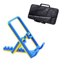 Подставка для телефона 3Dprint, желто-синий