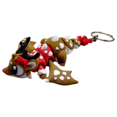 Брелок "Дракончик Олень" (3d печать)