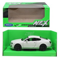 Машина металл Bentley Continental Supersports 1:24 белая