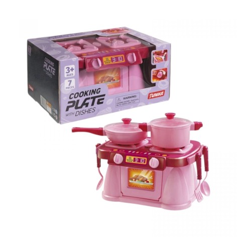 Набор "Cooking Plate with Dishes" розовая