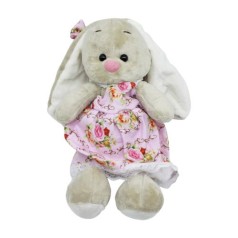 Мягкая игрушка "Зайка", в розовом