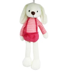 Игрушка зайчик в розовом