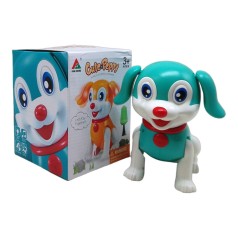 Музыкальная игрушка "Собачка" (бирюзовая)