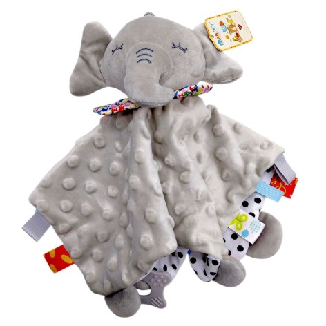 ПОГРЕМУШКА МЯГКАЯ (СЕРЫЙ СЛОНЁНОК)