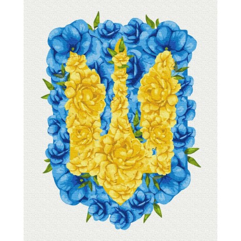 Картина по номерам "Цветущий герб ©Светлана Драб" ★★