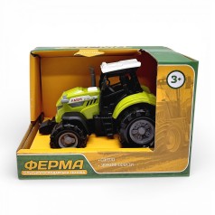 Трактор сельскохозяйственный "Ферма" (свет, звук) 12,5*8*9см
