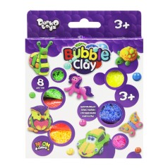 Шариковый пластилин "Bubble Clay" 8 цветов рус