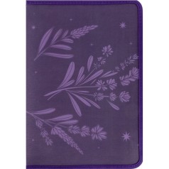 Папка объемная на молнии, А4+, Lavender-1