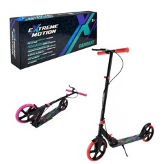 Самокат городской 2-х колес.стальной,колеса 200 мм (КРАСНЫЙ)