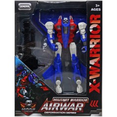 Трансформер "X-Warrior: Синий истребитель"