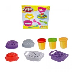 Тесто для лепки 8825 (96/2) формы для лепки, пластилин, в коробке.