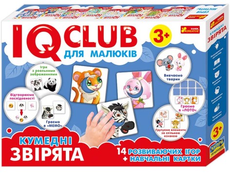 Обучающие пазлы IQ-club для малышей 