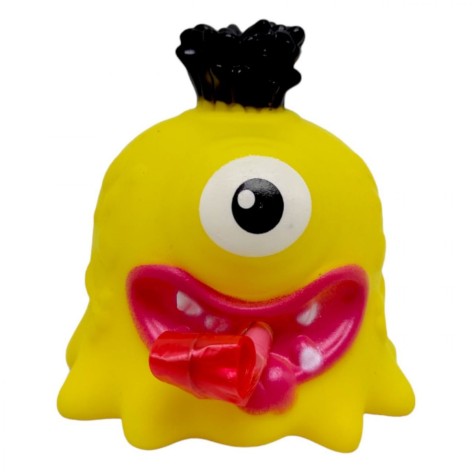 Игрушка-антитресс "Монстрик с дуделкой" (желтый)