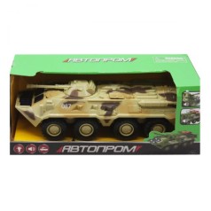 Модель боевой машины БТР-80 из серии "Автопарк" (бежевый)