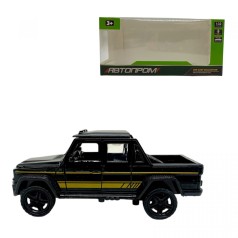 машина металлическая 1:32 G-WAGON PICUP (ЧЕРНЫЙ)