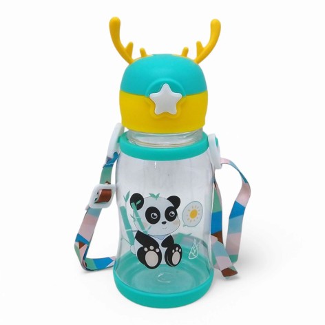 Поїлка-непроливайка пляшечка (пластик) 550мл.  зелений