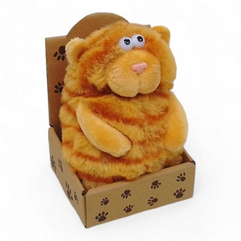 М'яка іграшка Кіт рудий 13 см