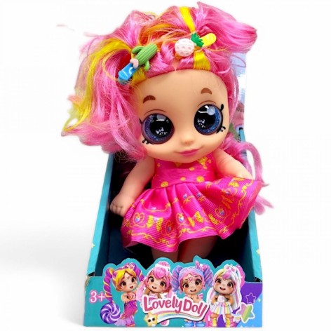 Кукла "Lovely Doll", высота - 20 см, розовый