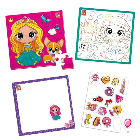 Набор для творчества "4в1. Принцессы" укр