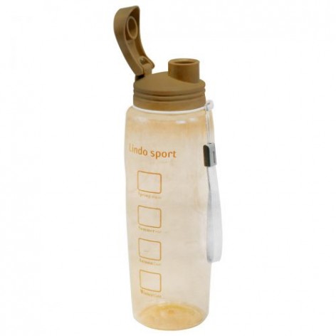 Спортивна пляшка для води, 500 мл (коричнева)