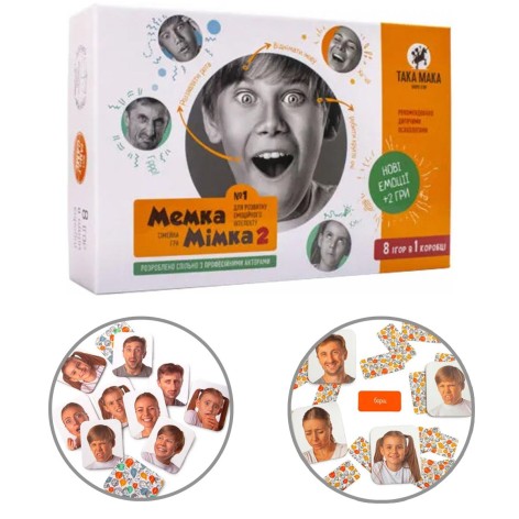 Настольная игра "Мемка Мимика 2", укр