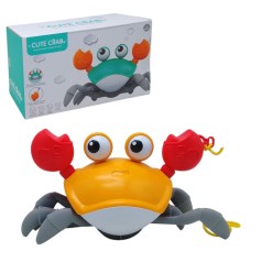 Игрушка "Краб", ходит, заводная (оранжевый)