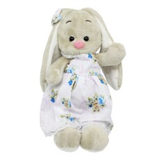 Мягкая игрушка "Зайка", в белом